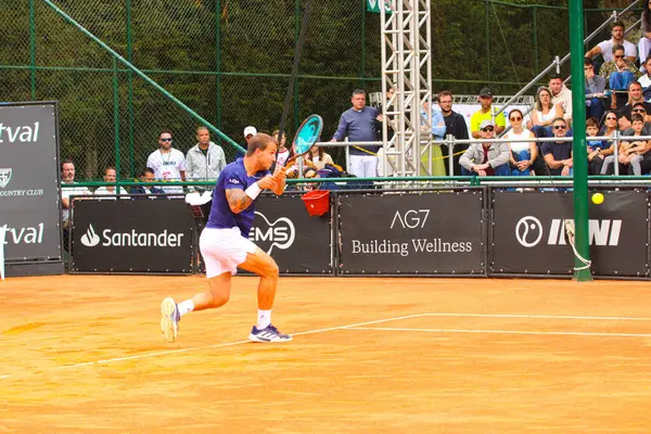 Curitiba (pr), 10 / 27 / 2024 - ATP meydan okuyucu curitiba finalinde, tenisçi Jaime faria (por) Felipe meligeni 'yi (bra) 6 / 4 6 / 4 yendi ve orta sahada oynanan maçta şampiyon oldu. (Edson de souza / The Newws2)