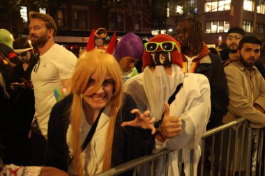 31 Ekim 2024, New York, ABD: 51. köy cadılar bayramı geçidi 6. Cadde ve Kanal Caddesi 'nden 15. Cadde' nin batısına, Manhattan, New York 'ta saat 19: 00 ile 21: 00 arasında gerçekleşmektedir (Jose Francisco / theenews2))