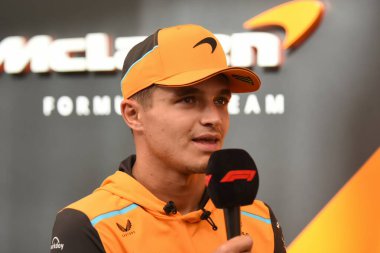 Sao Paulo (sp) 10 / 31 / 2024 - sürücü lando Norris, 1 Kasım Cuma günü başlayacak olan interlagos 1 'in antrenmanından önce, 2 Kasım Cumartesi günü koşu ve Pazar günü yapılacak ana yarış (3) (julio dpaula / thenews2))