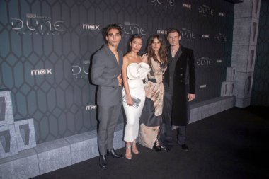 30 Ekim 2024, New York, New York, ABD: (l-r) josh heuston, jihae, Sarah-sofie boussnina ve Chris Mason, Hbo 'nun Lincoln Center' daki (m10 's / thews2)