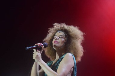 Natal, Brezilya 11 / 01 / 2024 - Nando Reis ve Vanessa da mata 'nın harika şovları Cuma gecesi (01), Tamo Junto bb in natal in Rio Grande do Norte' de Brezilyalı madalyalıların varlığıyla: isaquias queiroz kanoeist ve Rayssa Leal (jose aldenir / thenews2))