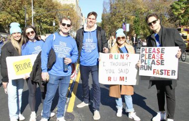 (new) tcs new york city marathon. November 3, 2024, new york, usa: the tcs new york city marathon featured more than 50,000 runners from over 150 countries (niyi fote / thenews2) clipart