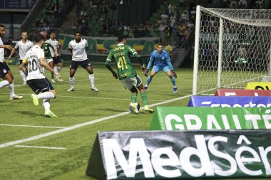 Sao Paulo (sp), 11 / 08 / 2024 - Brezilya / Palmeiras vs gremio - Palmeiras oyuncusu Estevao Palmeiras ve Gremio arasındaki maç sırasında, 2024 Brezilya Futbol Şampiyonası 'nın 33. turu için geçerlidir (leco viana / thews2)