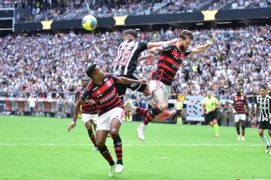 Belo Horizonte (MG), 10 / 23 / 2024 - Güney Amerika Kupası / Atletico / Flamengo - Atletico Mineiro ile Flamengo arasında oynanan maçta, Mineirao Stadyumu 'nda (paulti / thews2)