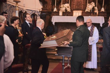 Rio de janeiro (rj), Brazil 11/09/2024 - funeral mass in honor of the prince imperial of brazil dom antonio de orleans e braganca. (saulo angelo / thenews2) clipart