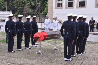 Rio de janeiro (rj), Brazil 11/09/2024 - funeral mass in honor of the prince imperial of brazil dom antonio de orleans e braganca. (saulo angelo / thenews2) clipart