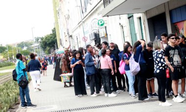 Rio de Janeiro (rj), Brezilya 14 / 11 / 2024 Motion at Pier Maua where the port area of rio de janeiro, this Thursday, November 14, 2024. (Fotoğraf: Onofre Veras / The Newws2) 