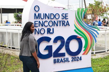 Rio de Janeiro (rj), 14.11.2024 - G20 sosyal hareketinin gerçekleştiği ambarlarda G20 sosyal hareketi, bu Perşembe, 14 Kasım 2024. (Fotoğraf: Leco Viana / Thenews2 / Depozito Fotoğrafları) 