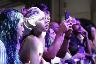 Sao Paulo, Brezilya (sp) 11 / 15 / 2024 - dövmenin ilk gününde grup mato seco 'nun performansı bu cuma (15) expo Center Norte' de. (Fabricio bomjardim / the new ws2)