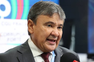 Rio de Janeiro (rj), Brezilya 11 / 15 / 2024 Wellington dias, Kalkınma ve Sosyal Yardım Bakanı, genel kuruldan önce basına konuştu: açlık, yoksulluk ve eşitsizlikle mücadele ve açlıkla mücadele (leco viana / theenews2)