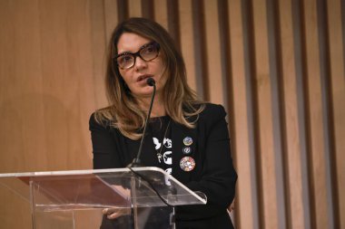 Rio de Janeiro (rj), Brezilya, Brezilya 11 / 15 / 2024 Brezilya 'nın cumhurbaşkanlığı rektörü Janja Lula da Silva, YMB 18 ve 2030 tarihli broşür ajandasının lansmanında 
