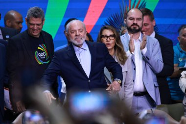 Rio de Janeiro (rj), 11 / 16 / 2024 - G20 sosyal kapanış ve Rio de Janeiro cumhurbaşkanları arasında resmi belge transferi. (Leco Viana / Newws2)