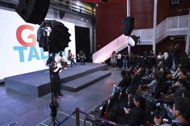 Rio de Janeiro (rj), 11 / 16 / 2024 - G20 konuşur / yüzleşen iklim değişikliği aktörü ve aktivist sergio marone, licypriya kangujam, genç aktivist, tukuma pataxo, yerli lider ile yapılan bir görüşmede ölçülü davranır. (Leco Viana / Newws2)