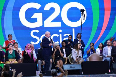 Rio de Janeiro (rj), 11 / 16 / 2024 - G20 sosyal kapanış ve Rio de Janeiro cumhurbaşkanları arasında resmi belge transferi. (Leco Viana / Newws2)