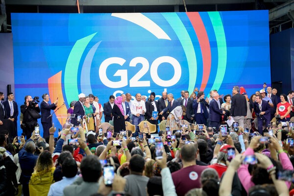 Rio de janeiro (rj), 11/16/2024 - G20 social closing and official document transfer between presidents in Rio de Janeiro. (Leco Viana/Thenews2)