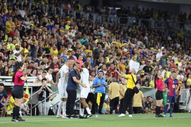 Curitiba (pr), 11 / 17 / 2024 - hastane pequeno Principe / legends Pele / barcelona-player richarlyson, bir yardım maçında pequeno Principe ve Barca efsaneleri arasında oynanan karşılaşmada bir gol kutluyor (Edson De Souza / Thenews2)