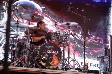 Sao paulo, (sp) - 11 / 17 / 2024 - dövmenin ilk gününde grup mato cpm22 'nin performansı (17) bu pazar Exo Center Norte' de (Fotoğraf: Fabricio Bomjardim / Thenews2 / Deposit Fotoğrafları) 