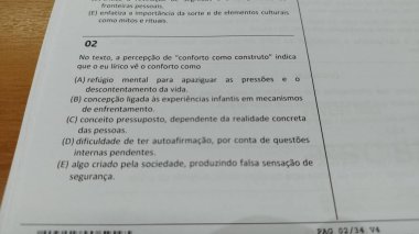 Sao Paulo (sp), 11 / 17 / 2024 - Taylor Swift, tarsila do amaral, Donald Trump, göçmenlik ve karikatürler hakkındaki soruları içeren 2025 yılının ilk safhasından soru broşürleri. (Leandro Chemalle / Yeniler 2)