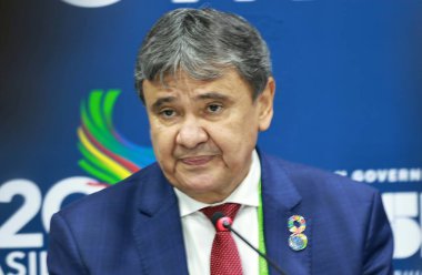 Rio de Janeiro (rj), 11 / 18 / 2024 - Kalkınma ve Sosyal Yardım Bakanı, Aile ve Açlıkla Mücadele Bakanı Welligton Dias basına konuştu. (Leco Viana / Newws2)     