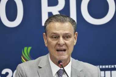 Rio de Janeiro (rj), 11 / 18 / 2024 - Brezilya Tarım ve Hayvancılık Bakanı Carlos Favaro, Arjantin ile mutabakat anlaşması imzaladıktan sonra basın toplantısı düzenledi. (leco viana\ yeni2))