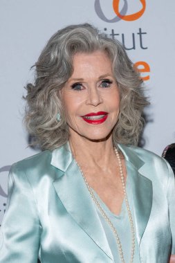 01 Kasım 2024, New York, ABD: Jane Fonda 19 Kasım 2024 'te New York' ta Gökkuşağı Odası 'nda Jane Fonda onuruna Marie Curie Legala 2024' e katılıyor. (kredi: m10 'lar / yeniler 2)
