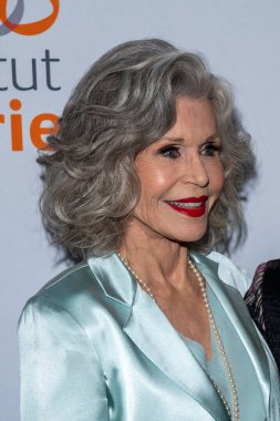 01 Kasım 2024, New York, ABD: Jane Fonda 19 Kasım 2024 'te New York' ta Gökkuşağı Odası 'nda Jane Fonda onuruna Marie Curie Legala 2024' e katılıyor. (kredi: m10 'lar / yeniler 2)