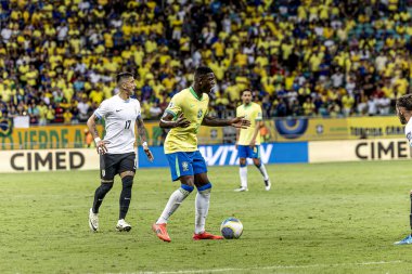 Salvador (ba), 11 / 19 / 2024 - eleme / Brezilya / uruguay / ba - Salvador şehrinde düzenlenen 2026 Dünya Kupası elemelerinin 12. turu için geçerli olan Brezilya ile Uruguay arasındaki maçın önemli unsurları. (pedro paulo diaz\ yeni2)