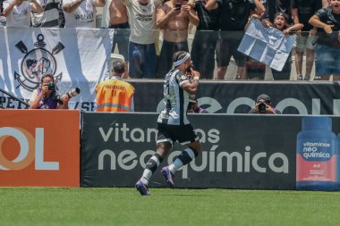 Sao Paulo (sp), 11 / 20 / 2024 futbol / Brezilyalı / korintliler / cruzeiro / sp - Korintliler ve Cruzeiro arasındaki maçtaki amacını 2024 Brezilya Serie a Şampiyonası 'nın 34. turu için kutluyor. (tomze fonseca\ yeni 2))