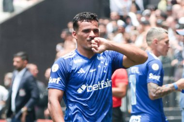 Sao Paulo (sp), 11 / 20 / 2024 - Cruzeiro 'dan kaiki bruno, Corinthians ve Cruzeiro arasında oynanan ve A serisinin 34. turu için oynanan maçı kutluyor. (tomze fonseca\ yeni 2))