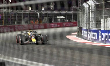 21 Kasım 2024, Las Vegas, Nevada, ABD: Sürücüler 21-23 Kasım 2024 tarihleri arasında Vegas Grand Prix 'nin ilk eğitiminde yarışırken görüldü. İlk eğitim Formula 1 heineken Silver Las Vegas Grand Prix. (niyi fote\ theenews2)