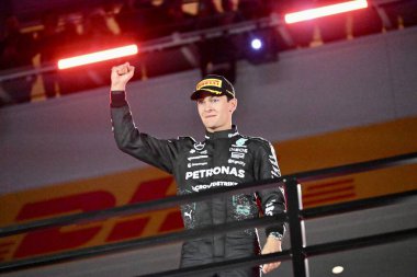 23 Kasım 2024, Las Vegas, Nevada, ABD: Sürücüler Las Vegas Strip Pisti 'nde yapılan Formula 1 Grand Prix' nin galibini belirlemek için yarışıyorlar.)