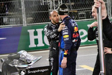 23 Kasım 2024, Las Vegas, Nevada, ABD: Mercedes 'li George Russell Las Vegas Circut' ta gerçekleşen Formula 1 Vegas Grand Prix 'sini kazandı. (niyi fote / theenews)