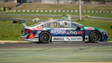 Goiania, Brazil: 11.22.2024 - stock car pro series - goiania stage - free practice, at the ayrton senna goiania international racetrack, in goiania, goias, this friday, november 22, 2024. (Foto: Walbron Siqueira/Thenews2/Deposit Photos)  clipart