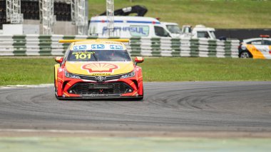 Goiania, Brazil: 11.22.2024 - stock car pro series - goiania stage - free practice, at the ayrton senna goiania international racetrack, in goiania, goias, this friday, november 22, 2024. (Foto: Walbron Siqueira/Thenews2/Deposit Photos)  clipart