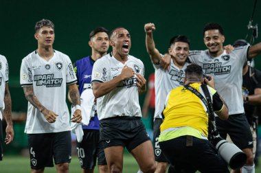 Sao Paulo (sp), Brezilya 11 / 26 / 2024 - botafogo oyuncuları, 2024 Brezilya futbol şampiyonasının 36. turu (ronaldo barreto / theenews2)