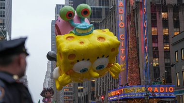 98. Geleneksel Macy 'nin Şükran Günü Geçidi. 28 Kasım 2024, New York, ABD: Bu sabah, New York şehri 2024 Macy 'nin Şükran Günü geçit töreniyle canlanıyor.)