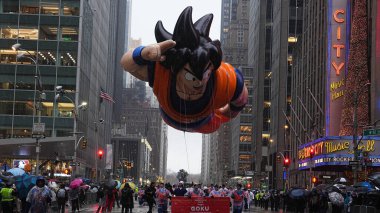 98. Geleneksel Macy 'nin Şükran Günü Geçidi. 28 Kasım 2024, New York, ABD: Bu sabah, New York şehri 2024 Macy 'nin Şükran Günü geçit töreniyle canlanıyor.)