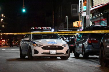 36-year-old man killed in the bronx on east 223 street. December 5, 2024, bronx, new york, usa: thursday, december 5, 2024, at approximately 3:34 pm, nypd police responded to a 911 call for an assault at 688 east 223 street. (kyle mazza / thenews2) clipart