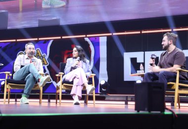 Sao Paulo (sp), Brezilya 12 / 05 / 2024 - aktör Vincent Martella Claro TV + 'nın yıldırım sahnesinde bir panele katılıyor, bizden çok hoşlanıyor, dostum! Brezilya 'da meşhurdur, Brezilyalı hayranların favorisidir ve Cpf almaya layıktır (leco viana / thews2)