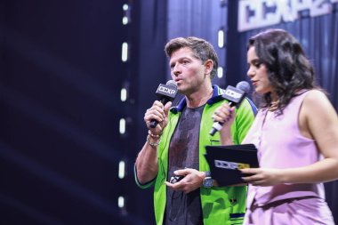 Sao Paulo (sp), Brezilya 12 / 05 / 2024 - misha Collins aktör, aktivist ve New York Times en çok satan yazar eylemciliği gamize eden çalışmalar yoluyla kendini kültürel ve sivil hayata adamıştır. (leco viana / the newws2)