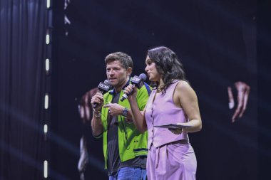 Sao Paulo (sp), Brezilya 12 / 05 / 2024 - misha Collins aktör, aktivist ve New York Times en çok satan yazar eylemciliği gamize eden çalışmalar yoluyla kendini kültürel ve sivil hayata adamıştır. (leco viana / the newws2)