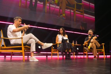 Brezilya, Sao Paulo, 12.06.2024 - Banco do Brasil 'in omlet sahnesinde yaptığı konuşmada aktör Wagner moura, ccxp 2024 sırasında, çok sayıda sanatçı, oyuncu ve film yapımcısını Sao Paulo' ya getirme sözü verdi. (Joel Rmero/Thenews2)