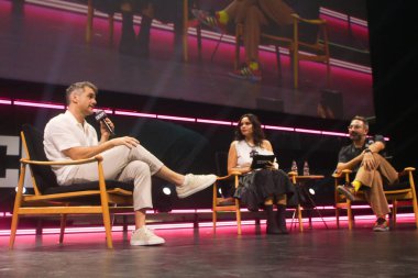 Brezilya, Sao Paulo, 12.06.2024 - Banco do Brasil 'in omlet sahnesinde yaptığı konuşmada aktör Wagner moura, ccxp 2024 sırasında, çok sayıda sanatçı, oyuncu ve film yapımcısını Sao Paulo' ya getirme sözü verdi. (Joel Rmero/Thenews2)