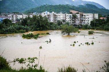 Jaragua do sul (sc) Brazil 12/07/2024 - flooding points recorded this saturday, december 7, 2024, in the city of jaragua do sul, santa catarina, due to the heavy rains that hit the entire state. (richard ferrari / thenews2) clipart