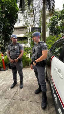Sao Paulo (sp), Brezilya 12 / 10 / 2024 Tüm şirkette Bakan Luis Roberto Barroso 'nun kararlılığıyla zorunlu olacak olan vücut kameraları, ordu tarafından kesintisiz vücut kameraları kullanımını emreder (slaim brito / thews2)