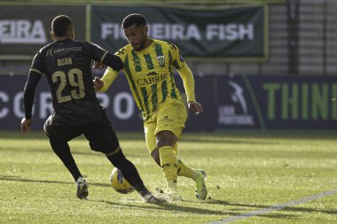 Tondela (pt) 15 / 12 / 2024 - cd tondela x portimonense bebeto tondela player, liga Portekiz 2 meu superin 14. turu için geçerlidir, Joao Cardoso Stadyumu 'nda (alexandre gomes / thews2)