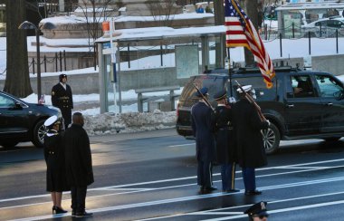 James Earl Carter 'ın cenazesi, J.R. Washington' daki Birleşik Devletler 'in 39. Başkanı. 7 Ocak 2025, Washington, Maryland, ABD (niyi fote / theenews2)