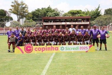 Sao paulo (sp), Brazil 01 / 08 / 2025 Juventus ile Portuguesa Santista arasındaki maç, Conde rodolfo crespi Stadyumu 'nda (leco viana / thenews2) 2. tur copinha sicredi 2025 için geçerlidir.)