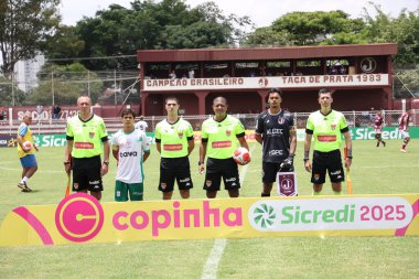 Sao paulo (sp), Brazil 01 / 08 / 2025 Juventus ile Portuguesa Santista arasındaki maç, Conde rodolfo crespi Stadyumu 'nda (leco viana / thenews2) 2. tur copinha sicredi 2025 için geçerlidir.)