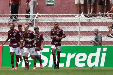 Sao paulo (sp), Brazil 01 / 08 / 2025 Juventus ile Portuguesa Santista arasındaki maç, Conde rodolfo crespi Stadyumu 'nda (leco viana / thenews2) 2. tur copinha sicredi 2025 için geçerlidir.)